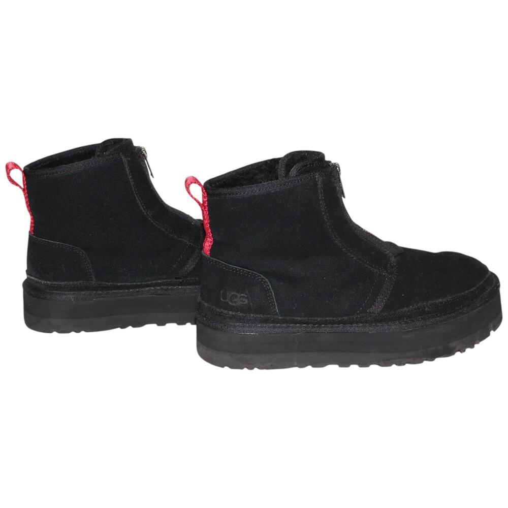UGG Neumel Zip Platform Booties Black Red Size 9 - Picture 5 of 8
